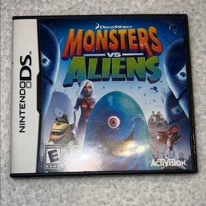 Monsters vs Aliens Nintendo DS Game
